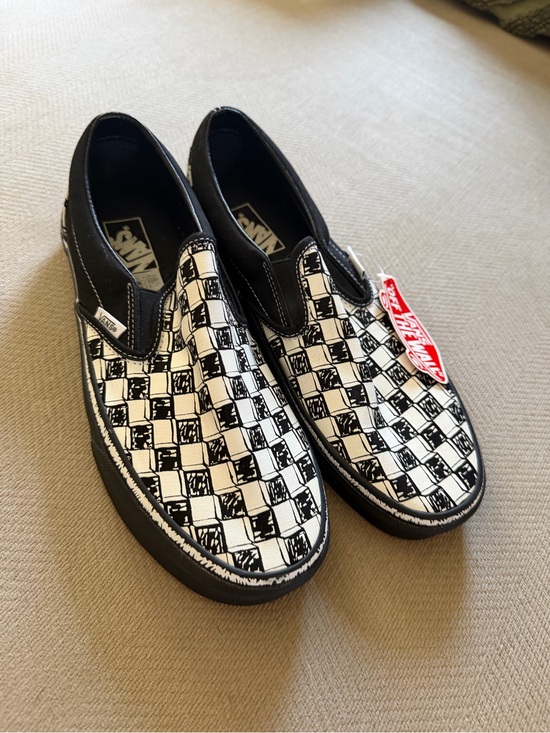 Vans Other - Vans Classic Slip-On Checkerboard Men’s Size 10 NEW NWT (black and white)